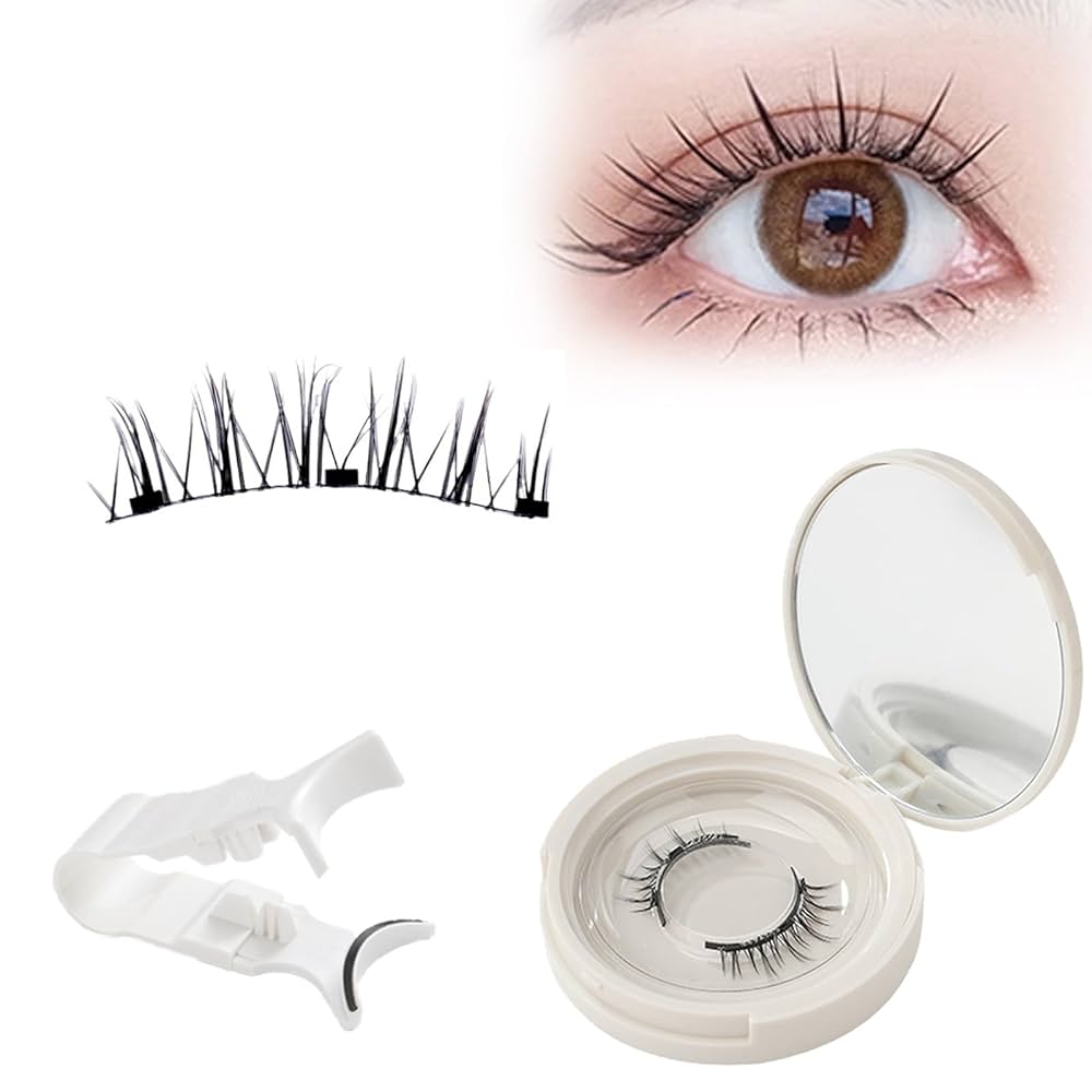Magnetic Eyelashes That Click in Seconds — No Glue, No Fuss! Say goodbye to messy glue and complicated lash routines.