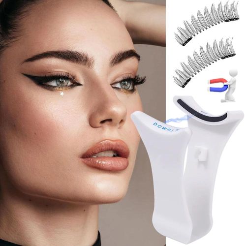 Magnetic Eyelashes That Click in Seconds — No Glue, No Fuss! Say goodbye to messy glue and complicated lash routines.