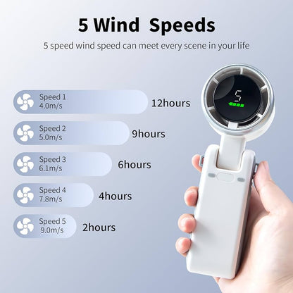 High-Speed Turbine Ice Compress Handheld Fan. Whether you're out and about or relaxing indoors, this fan delivers instant relief from heat in seconds.