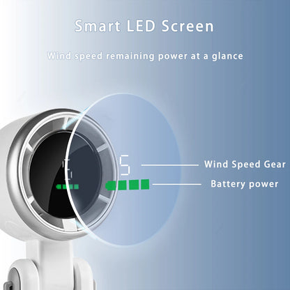 High-Speed Turbine Ice Compress Handheld Fan. Whether you're out and about or relaxing indoors, this fan delivers instant relief from heat in seconds.